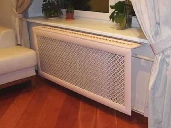 Декоративные экраны на радиаторы отопления с фото