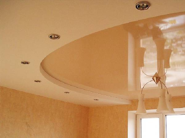 Полукруглые потолки из гипсокартона - как их делают? с фото