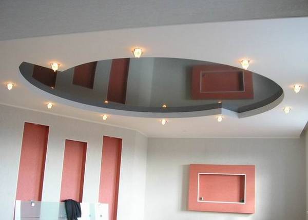 Гипсокартонный и натяжной потолок - как их совместить? с фото