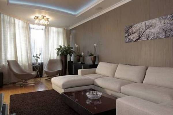 Идеи интерьера в гостиной комнате квартиры с фото