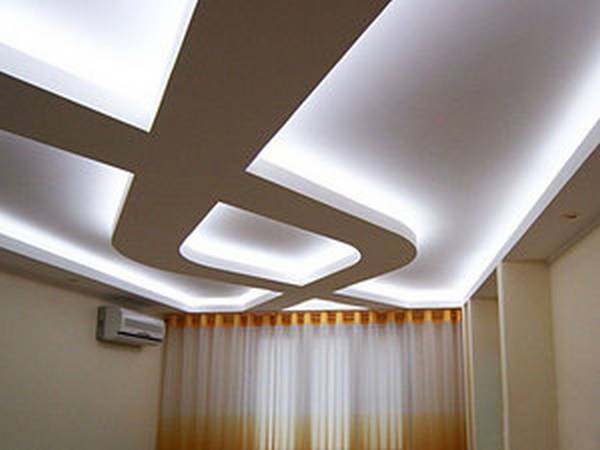 Светодиодная лента для подсветки потолка - фото