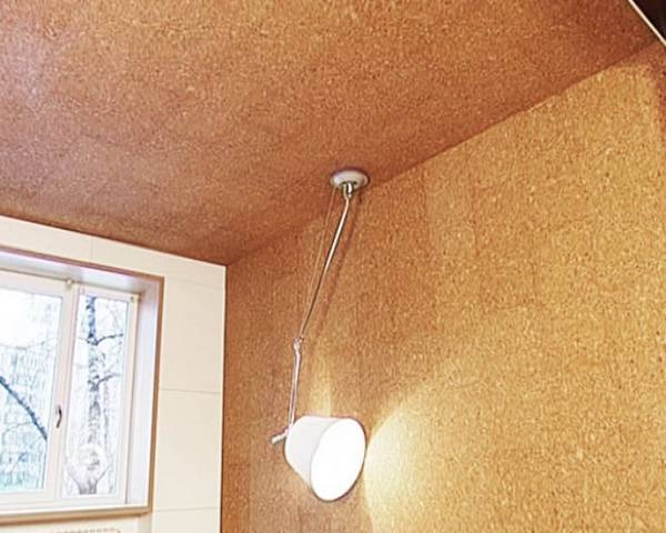 Особенности и преимущества пробковых панелей для потолка - фото