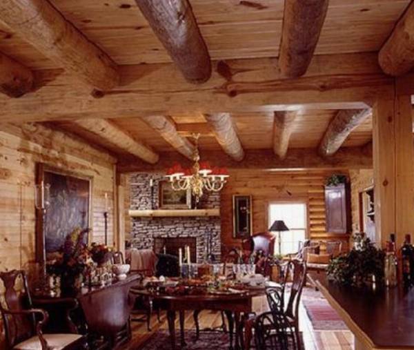 Как в деревянном доме ремонтировать потолки? - фото
