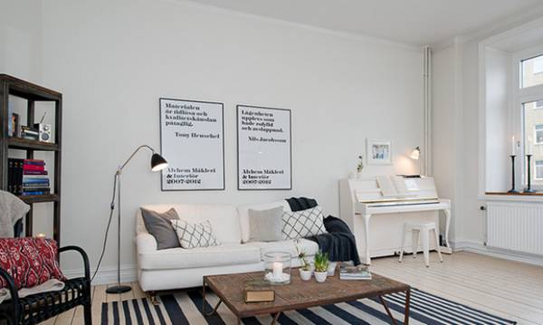 Использование в оформлении квартиры скандинавского стиля - фото