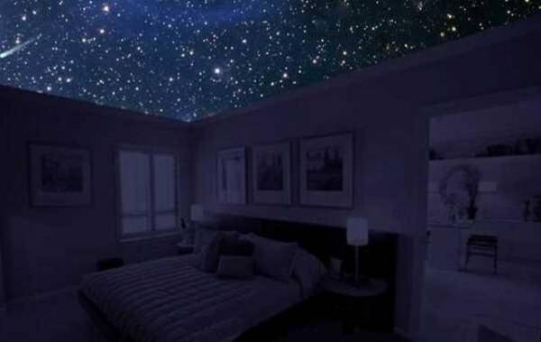 Создаем звездное небо на потолке с помощью проектора и оптоволокна - фото