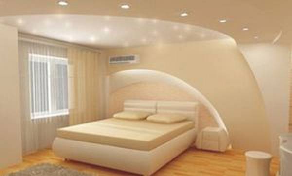 Натяжные потолки для спальни: характеристики и фото с фото