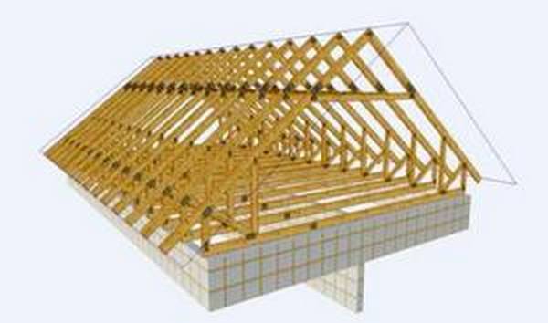Устройство стропильной системы двускатной крыши с фото